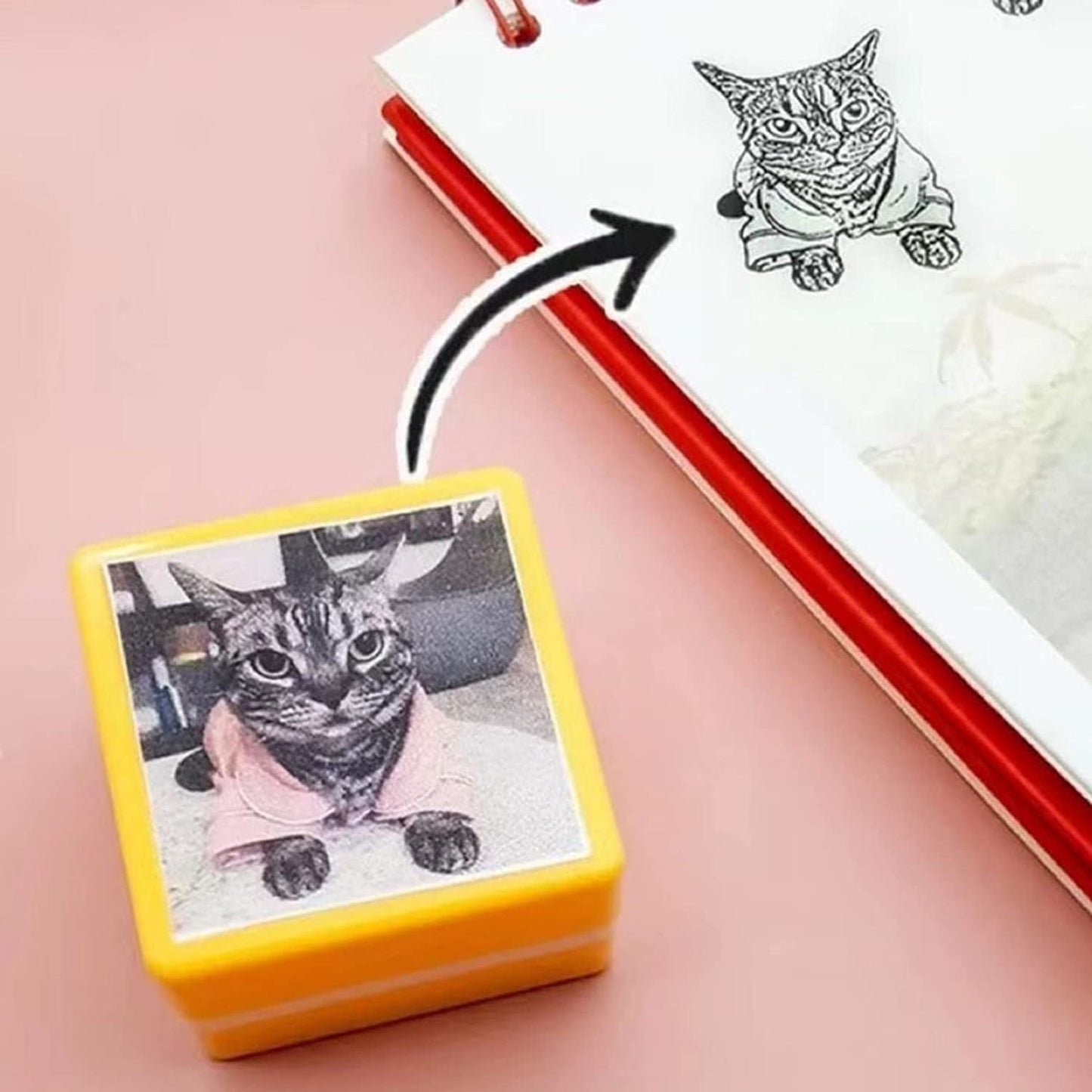 PoochStamp - Custom Pet Portrait Stamp