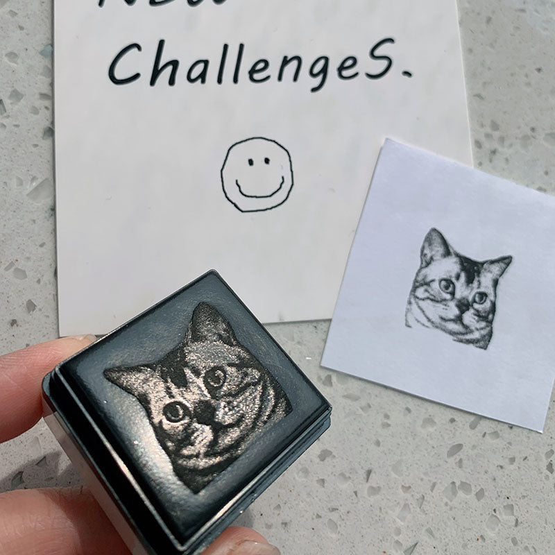 PoochStamp - Custom Pet Portrait Stamp